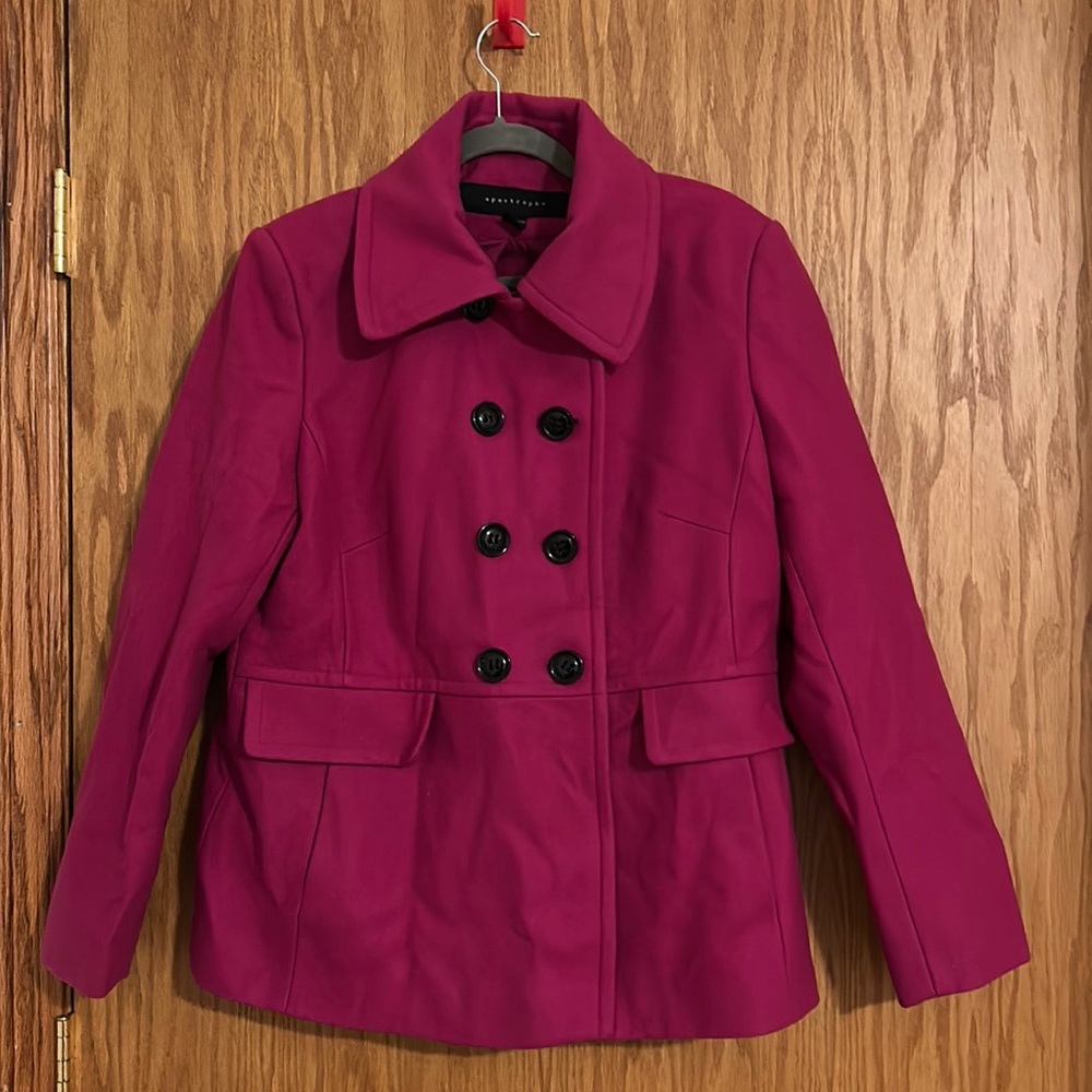 Hot pink Dress Coat
